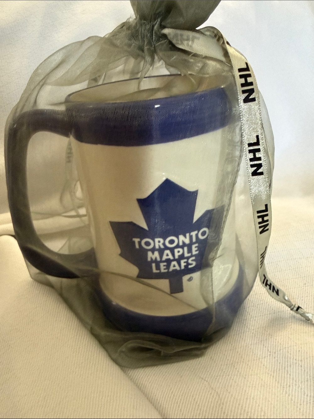 Toronto Maple Leafs NHL Ceramic Beer Stein Mug HG Brands 30oz